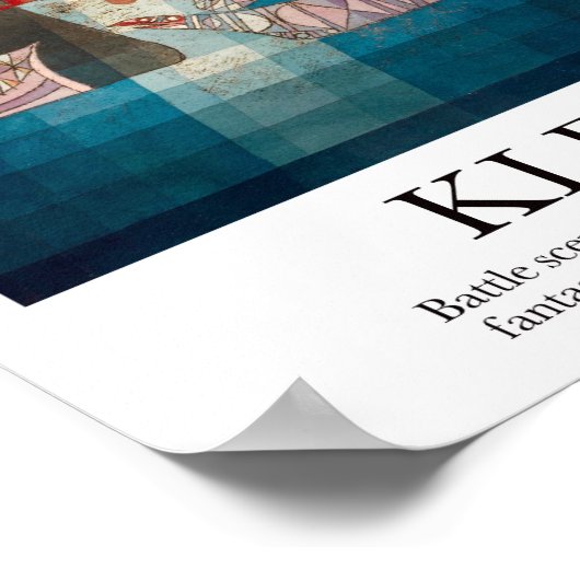 Battle scene by Paul Klee Poster (Hoek)