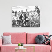 Battle scene canvas afdruk (Insitu (Woonkamer))
