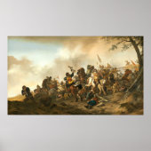 Battle Scene - Philips Wouwerman Fine Art Poster (Voorkant)