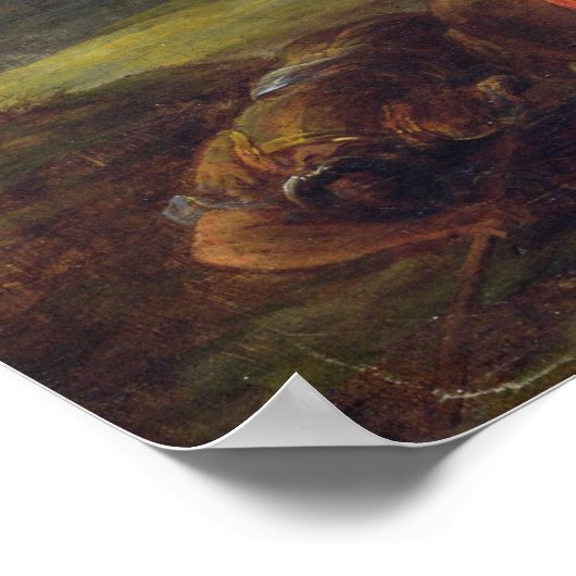 Battle Scene, vóór 1680 Poster (Hoek)