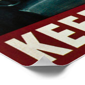 Battle Stations! Blijf vechten.  WW2 Poster (Hoek)