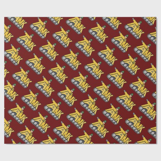 Battle Tank Cadeaupapier (Vlak)