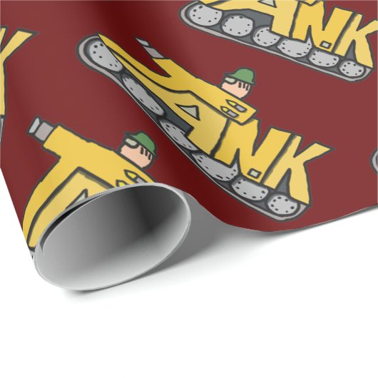 Battle Tank Cadeaupapier (Rol Hoek)