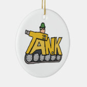 Battle Tank Keramisch Ornament (Rechts)
