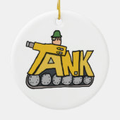 Battle Tank Keramisch Ornament (Achterkant)