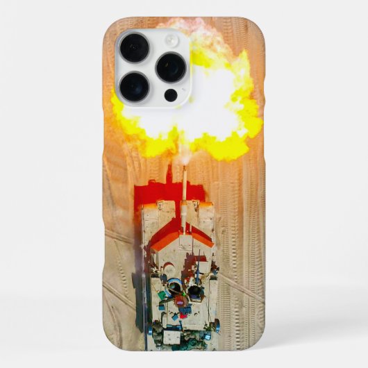 BATTLE TANK - M1-Abramen iPhone Hoesje (Achterkant)