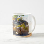 BATTLE TANK - M1-Abramen Koffiemok (Voorkant rechts)