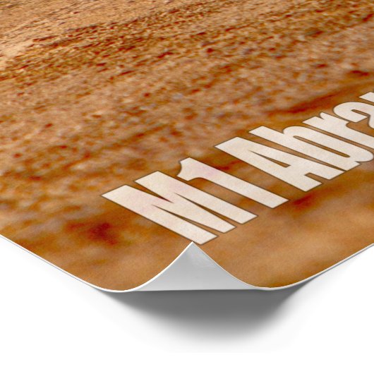 BATTLE TANK - M1-Abramen Poster (Hoek)