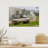 BATTLE TANK - M1-Abramen Poster (Keuken)