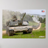 BATTLE TANK - M1-Abramen Poster (Voorkant)