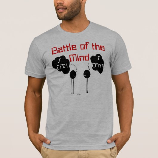 "Battle the Mind" door Michael Crozz T-shirt (Voorkant)
