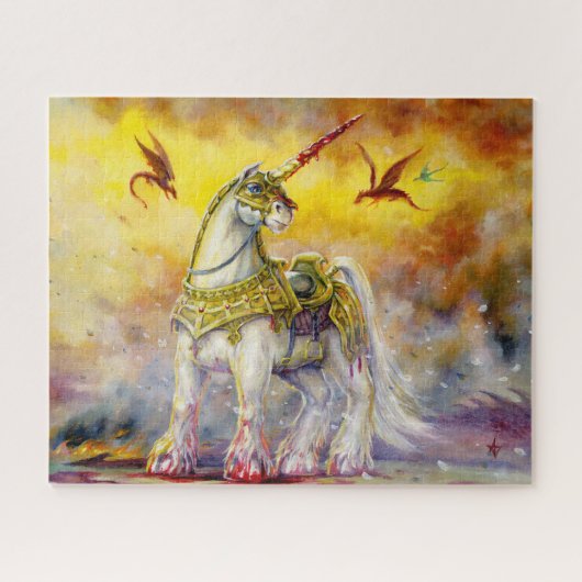 Battle Unicorn Legpuzzel (Horizontaal)