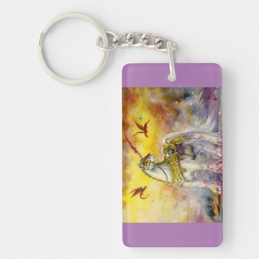 Battle Unicorn Sleutelhanger (Voorkant)