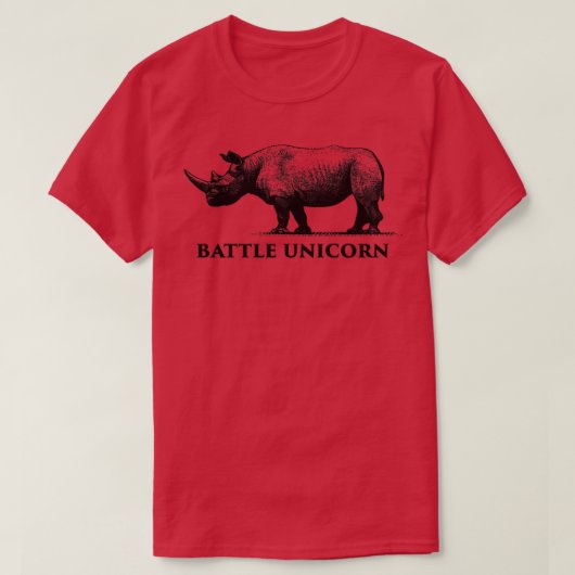Battle Unicorn T-shirt (Design voorkant)
