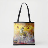 Battle Unicorn Tote Bag (Voorkant)
