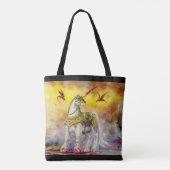 Battle Unicorn Tote Bag (Achterkant)