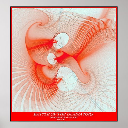 BATTLE VAN DE GLADIATOREN POSTER (Voorkant)