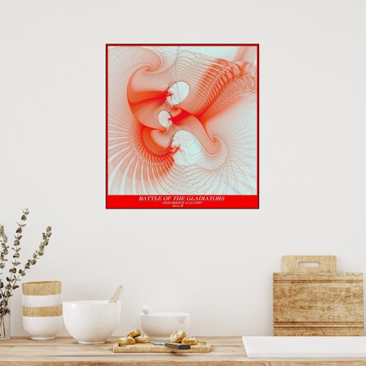 BATTLE VAN DE GLADIATOREN POSTER (Keuken)