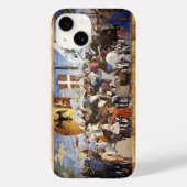 BATTLE VAN HERACLIUS, DOOR Piero Della Francesca Case-Mate iPhone Case (Achterkant)