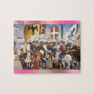BATTLE VAN HERACLIUS, DOOR Piero Della Francesca Legpuzzel