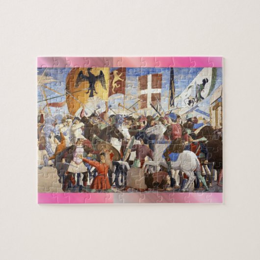 BATTLE VAN HERACLIUS, DOOR Piero Della Francesca Legpuzzel (Horizontaal)