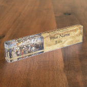 BATTLE VAN HERACLIUS, DOOR Piero Della Francesca Naambordje (Zijkant)