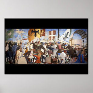 BATTLE VAN HERACLIUS, DOOR Piero Della Francesca Poster