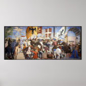 BATTLE VAN HERACLIUS, DOOR Piero Della Francesca Poster (Voorkant)