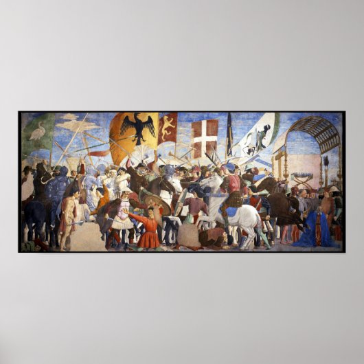 BATTLE VAN HERACLIUS, DOOR Piero Della Francesca Poster (Voorkant)