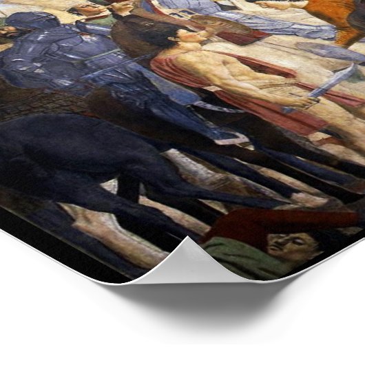 BATTLE VAN HERACLIUS, DOOR Piero Della Francesca Poster (Hoek)