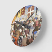 BATTLE VAN HERACLIUS, DOOR Piero Della Francesca Ronde Klok (Hoek)