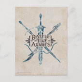 BATTLE VAN VIJF ARMIES™ Logo Briefkaart (Voorkant)