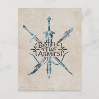 BATTLE VAN VIJF ARMIES™ Logo Briefkaart