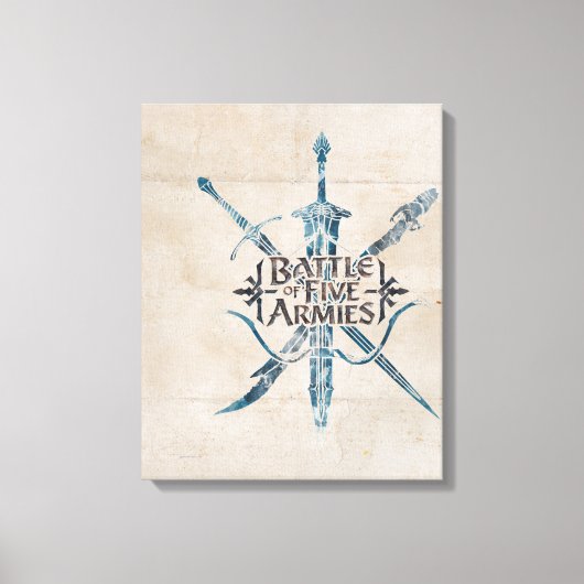 BATTLE VAN VIJF ARMIES™ Logo Canvas Afdruk (Voorkant)