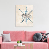 BATTLE VAN VIJF ARMIES™ Logo Canvas Afdruk (Insitu (Woonkamer))