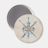 BATTLE VAN VIJF ARMIES™ Logo Magneet (Voorkant / Achterkant)