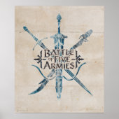 BATTLE VAN VIJF ARMIES™ Logo Poster (Voorkant)