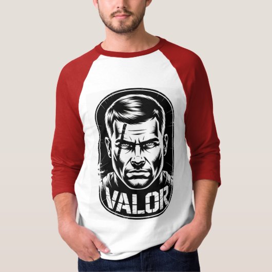 Battle-versleten Commando T-shirt Graphic (Voorkant)