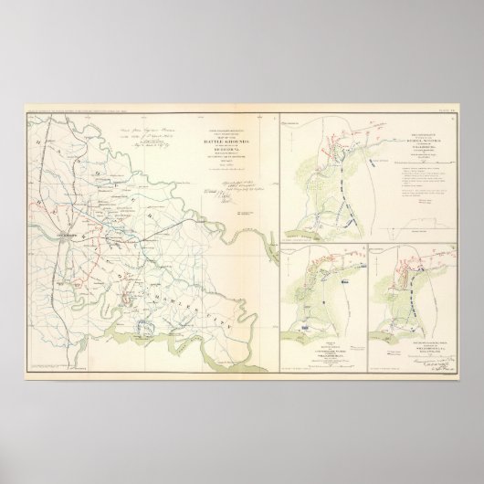 Battleareas Richmond, Va Poster (Voorkant)