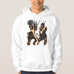 🔥 Battleborn Warriors – Tribal Cyber Knights Hoodie