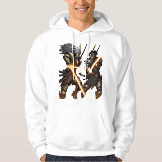🔥 Battleborn Warriors – Tribal Cyber Knights Hoodie