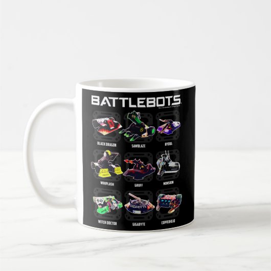 Battlebots Robot Fotodoos Omhoog Koffiemok (Links)