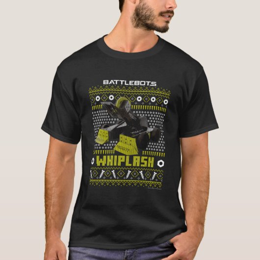 Battlebots Robot Whiplash Lelijk T-shirt (Voorkant)