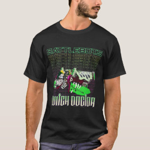 BattleBots Robot Witch Doctor Logo Stack T-shirt