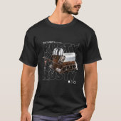 Battlebots Rusty Robot Text Stack T-shirt (Voorkant)