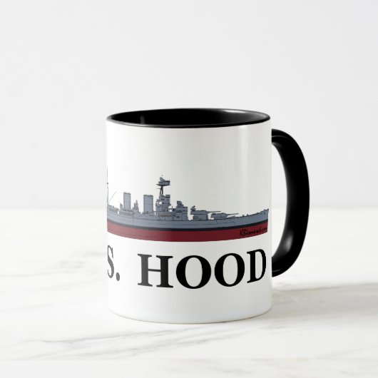 Battlecruiser Hood Mug Mok (Voorkant rechts)