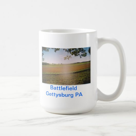 Battlefield Gettysburg PA Koffiemok (Rechts)