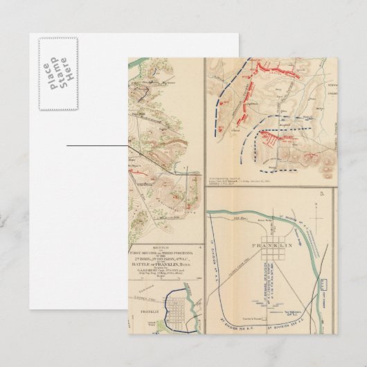 Battlefield, Nashville, Tenn Briefkaart (Voorkant / Achterkant)