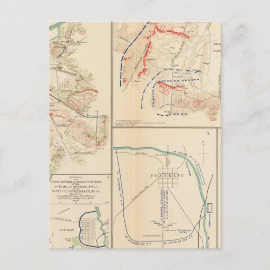 Battlefield, Nashville, Tenn Briefkaart (Voorkant)