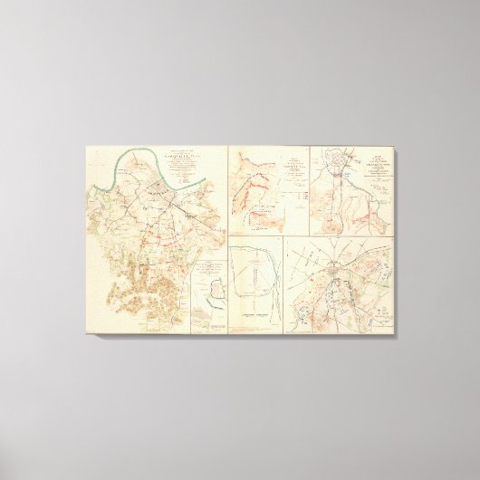 Battlefield, Nashville, Tenn Canvas Afdruk (Voorkant)